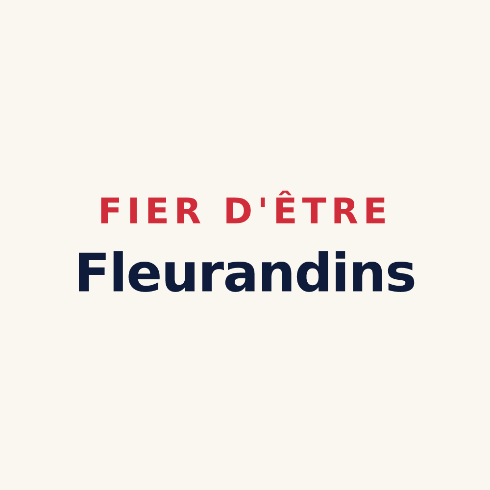 Tasse « Fier d'être Fleurandins » — design pour Fleury-la-Montagne