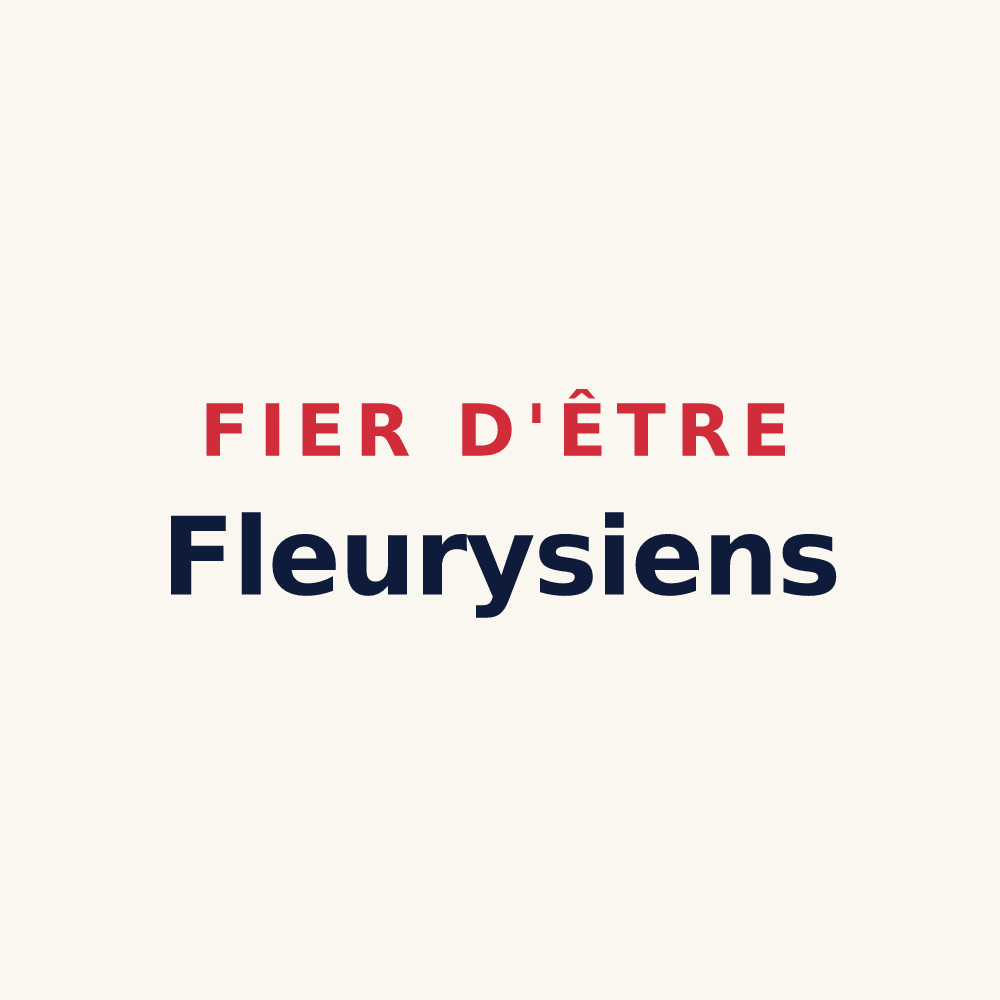 Tasse « Fier d'être Fleurysiens » — design pour Fleury-sur-Orne