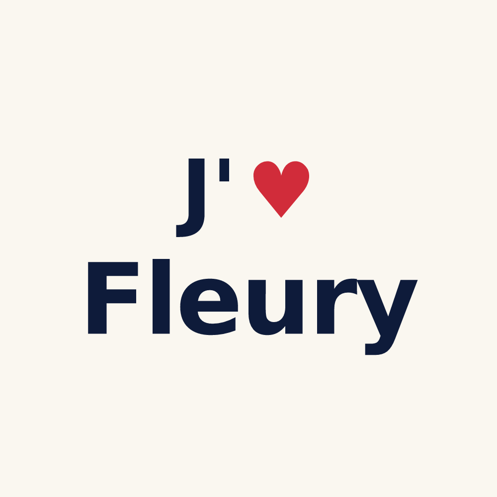 Tasse personnalisée Fleury — design J'aime Fleury