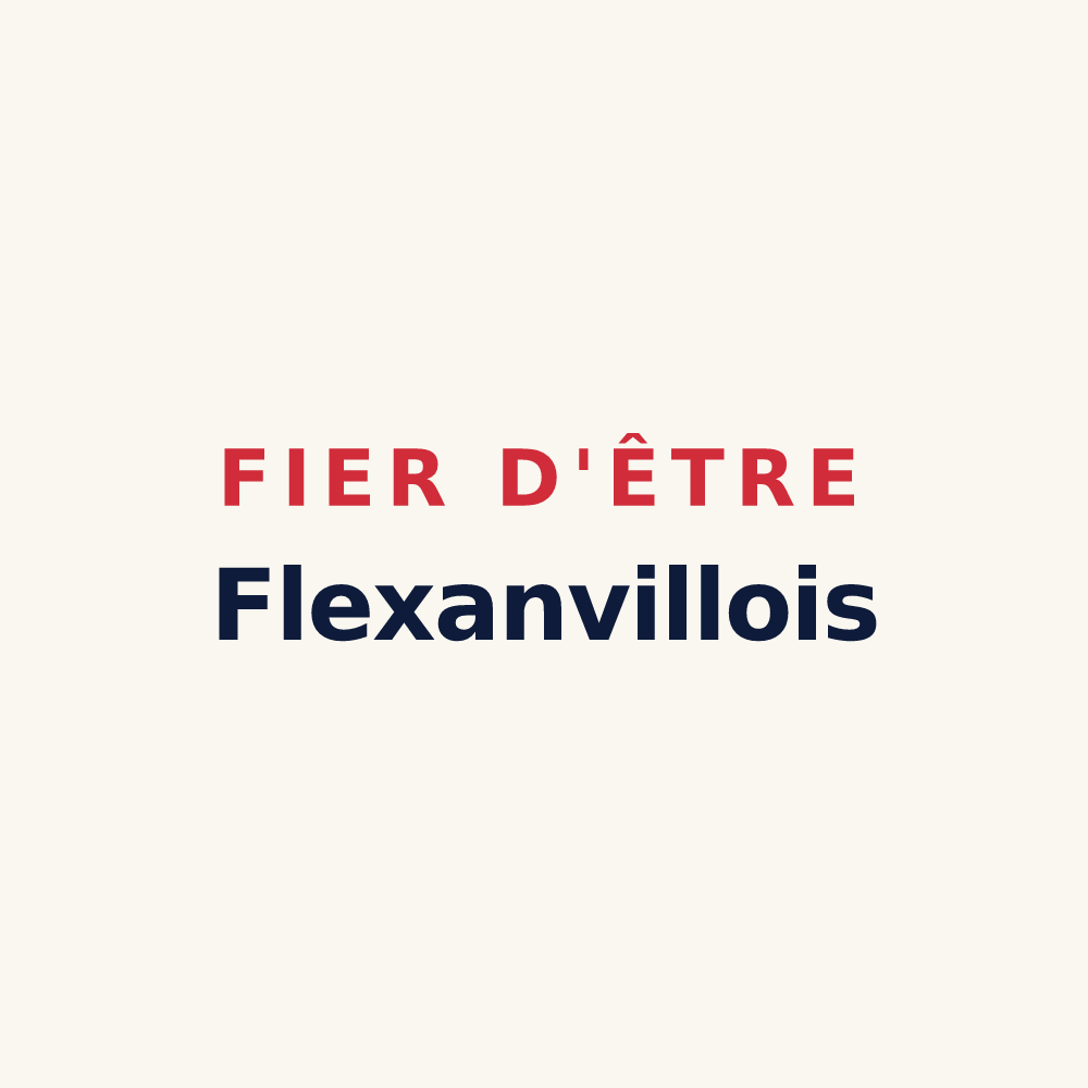 Tasse « Fier d'être Flexanvillois » — design pour Flexanville