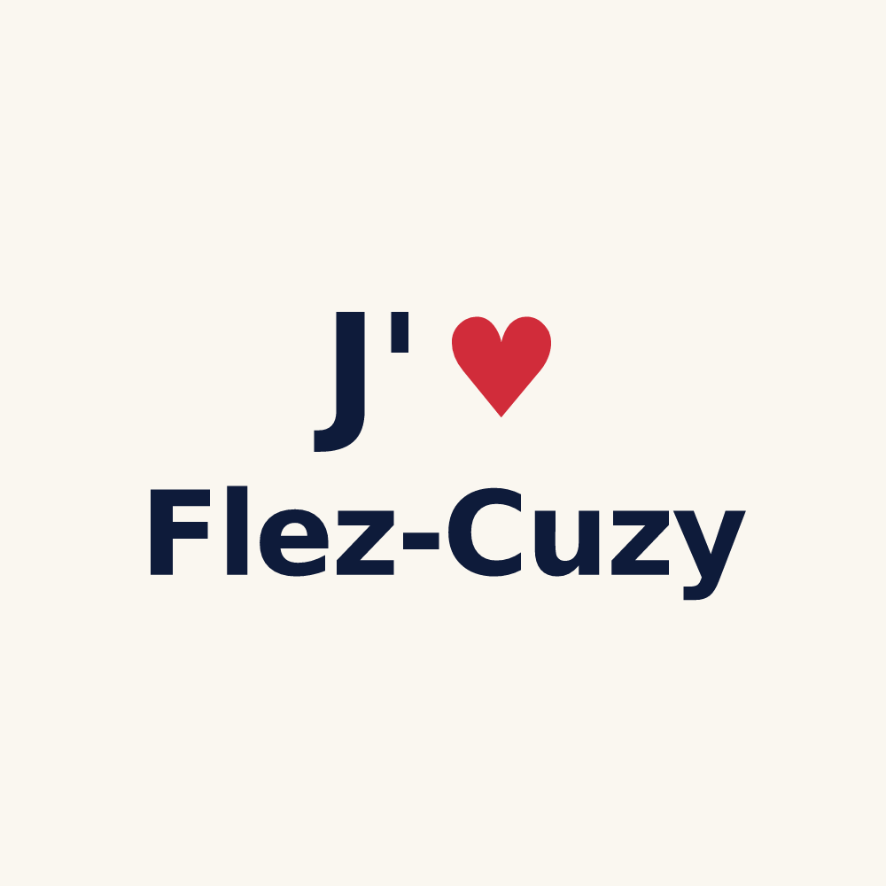 Tasse personnalisée Flez-Cuzy — design J'aime Flez-Cuzy