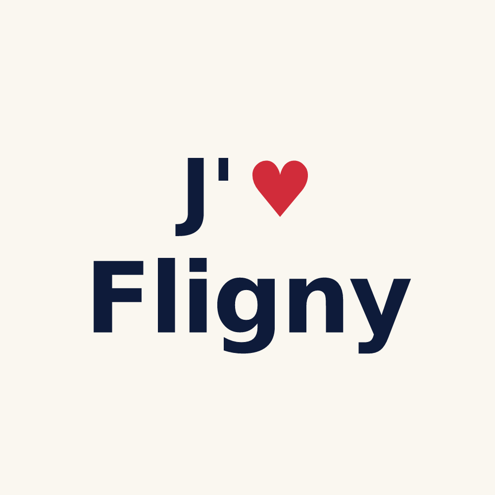 Tasse personnalisée Fligny — design J'aime Fligny
