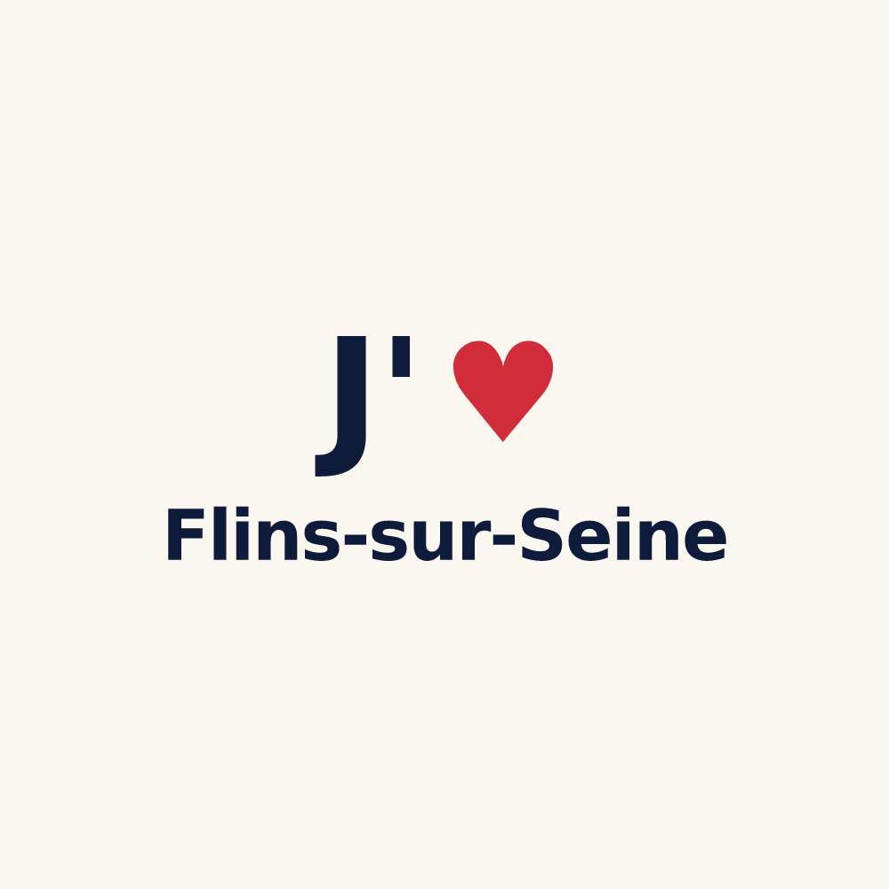 Tasse personnalisée Flins-sur-Seine — design J'aime Flins-sur-Seine