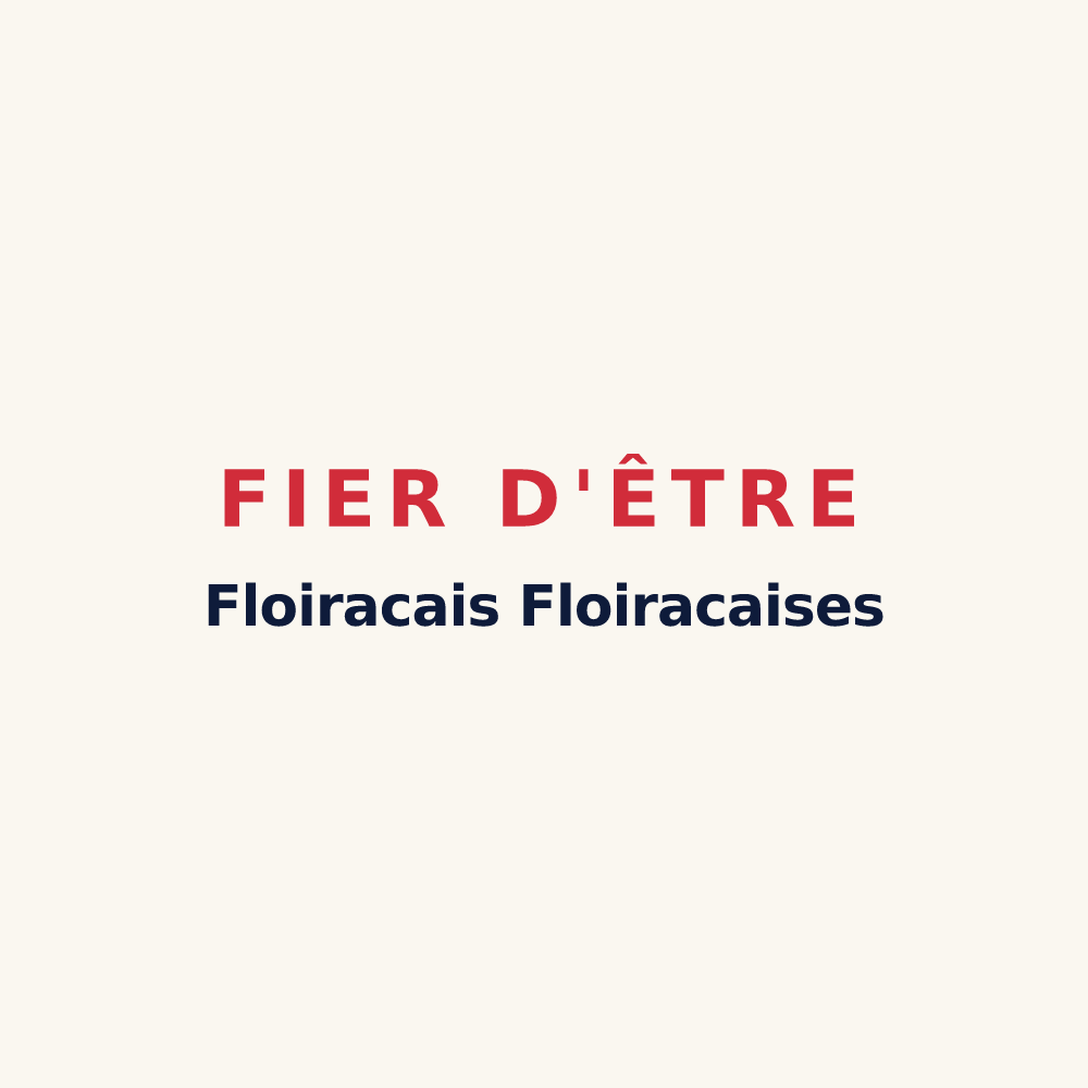 Tasse « Fier d'être Floiracais
Floiracaises » — design pour Floirac