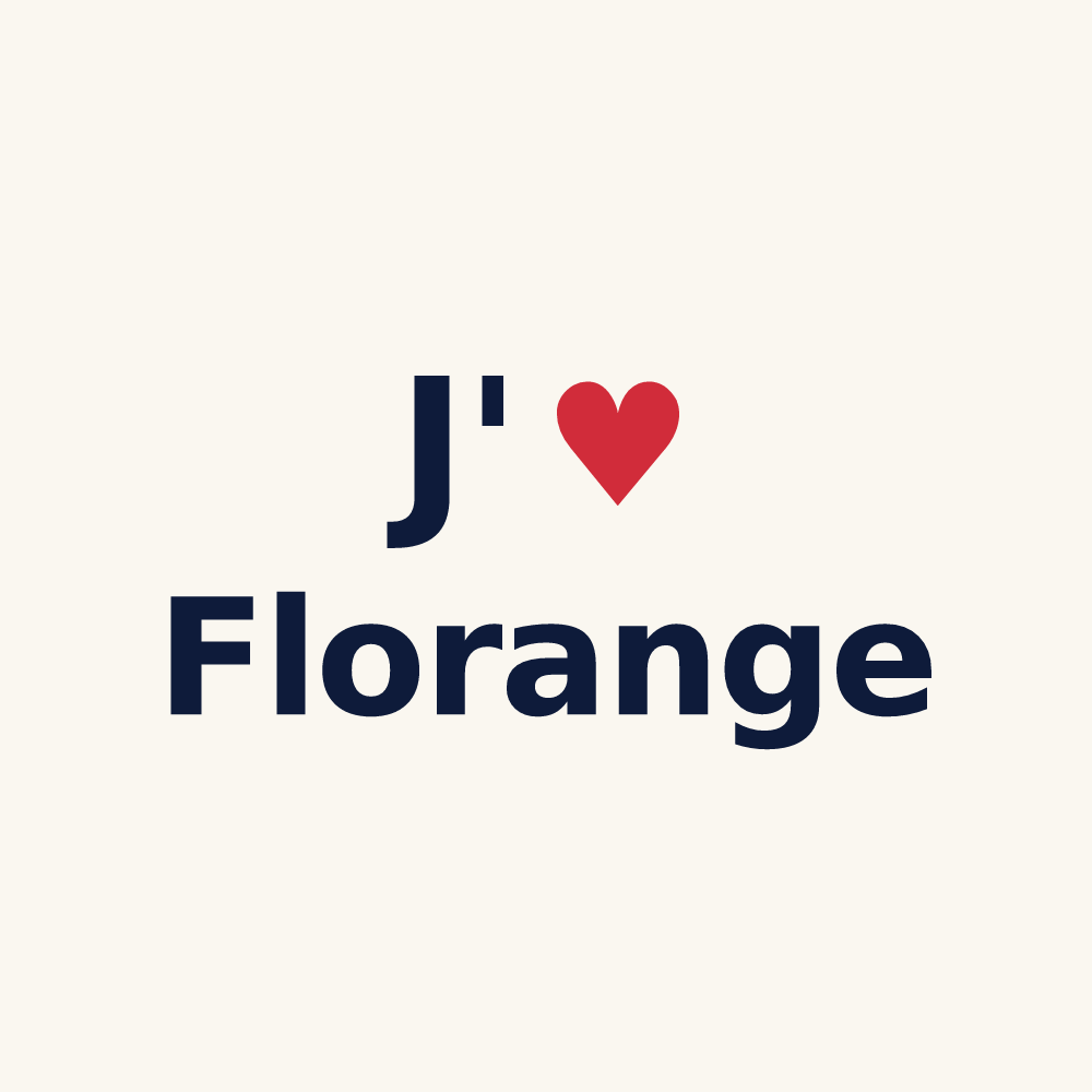 Tasse personnalisée Florange — design J'aime Florange