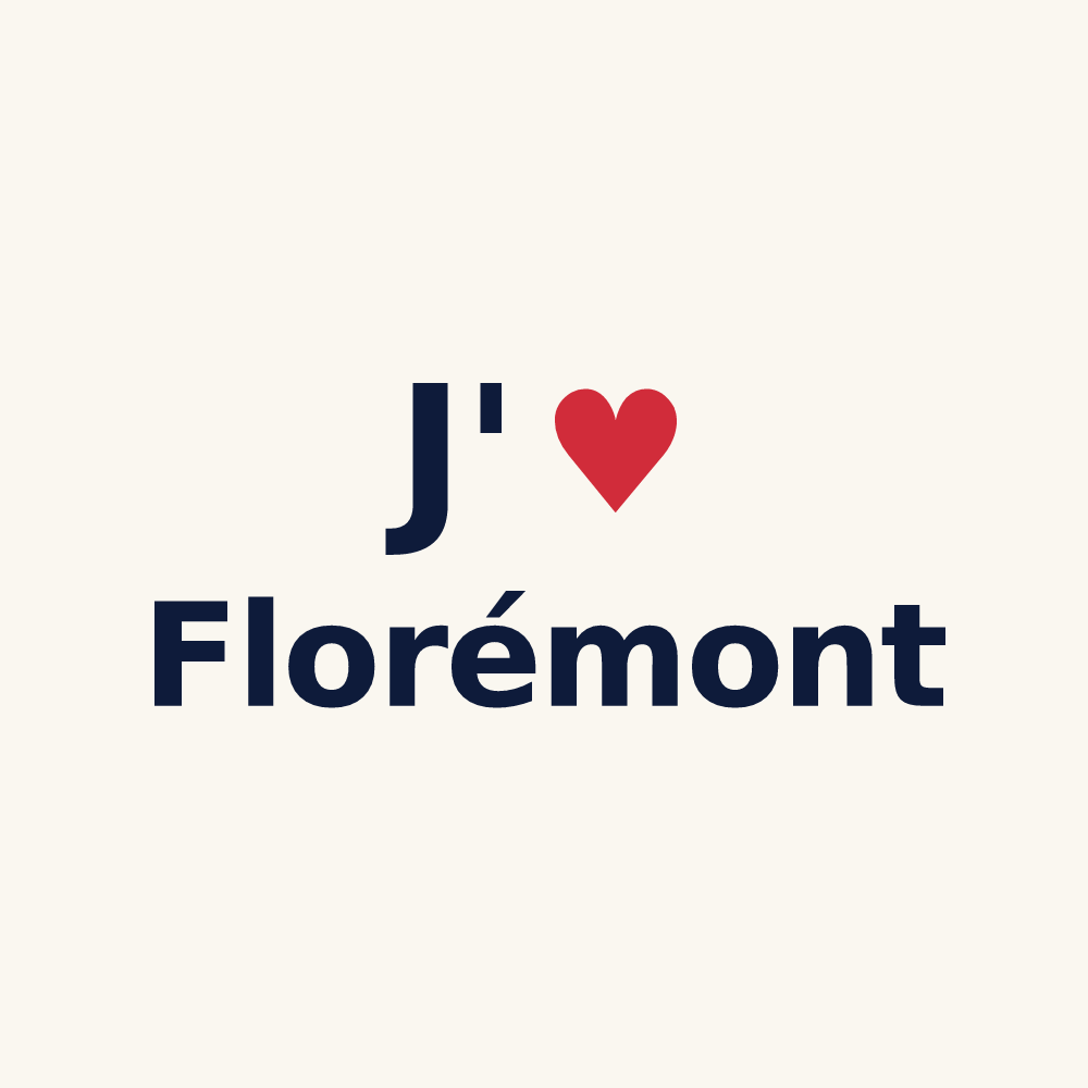Tasse personnalisée Florémont — design J'aime Florémont