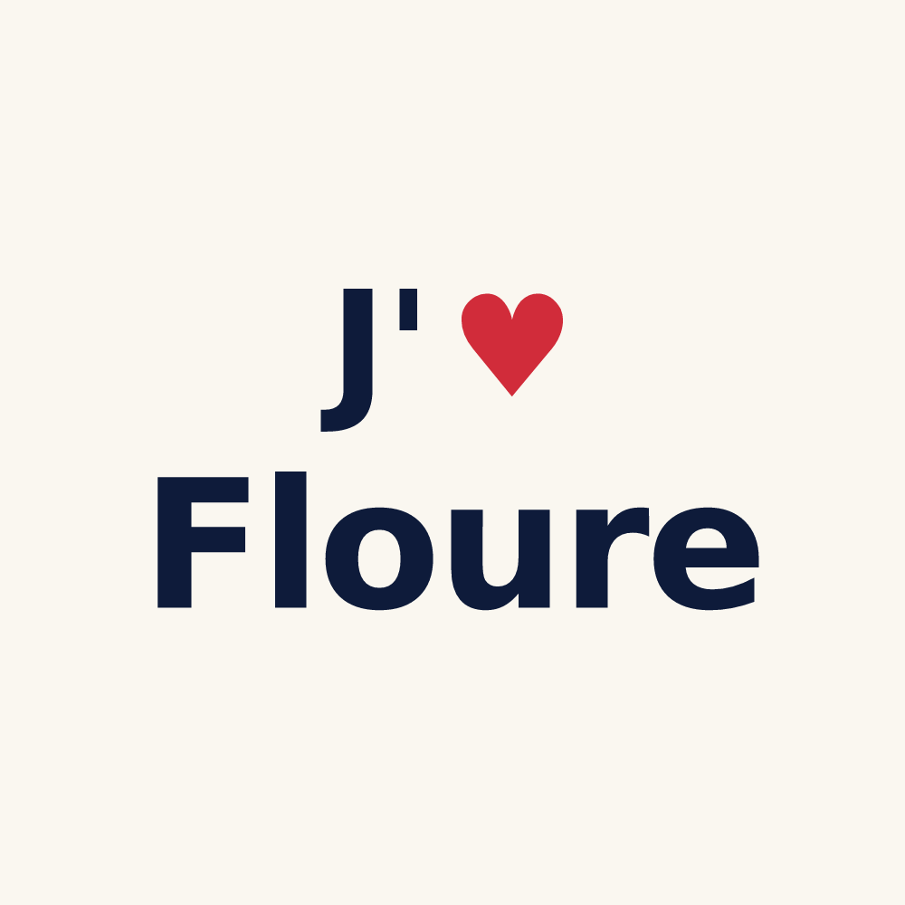 Tasse personnalisée Floure — design J'aime Floure