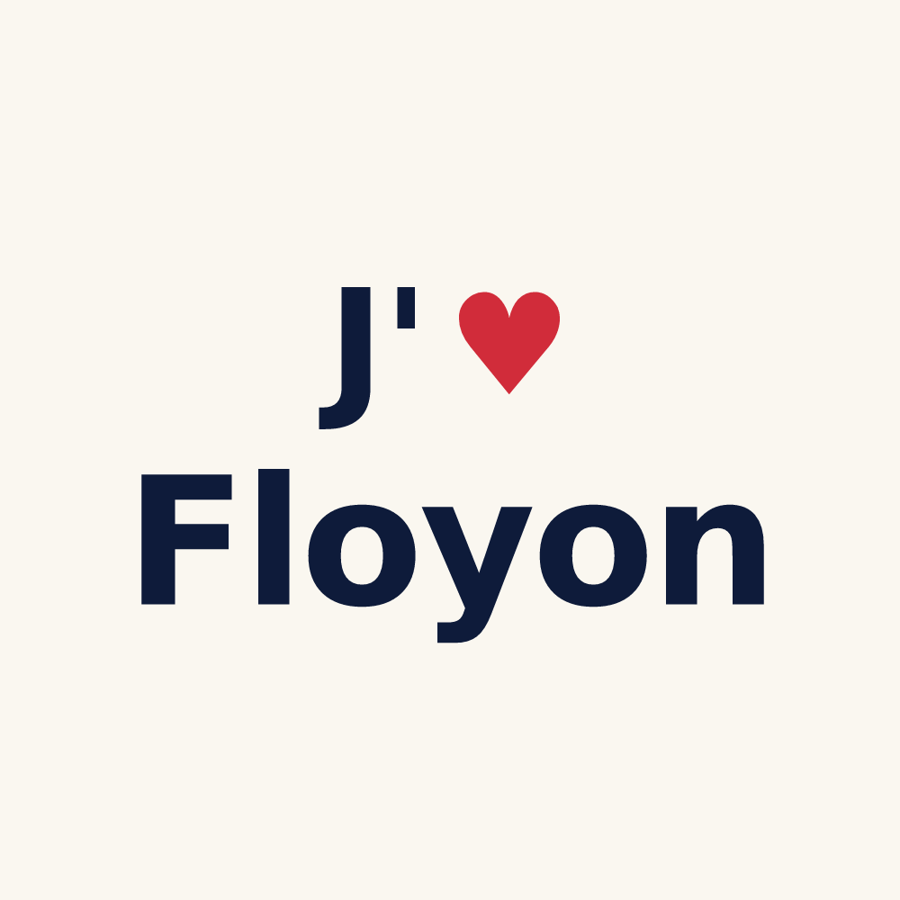 Tasse personnalisée Floyon — design J'aime Floyon