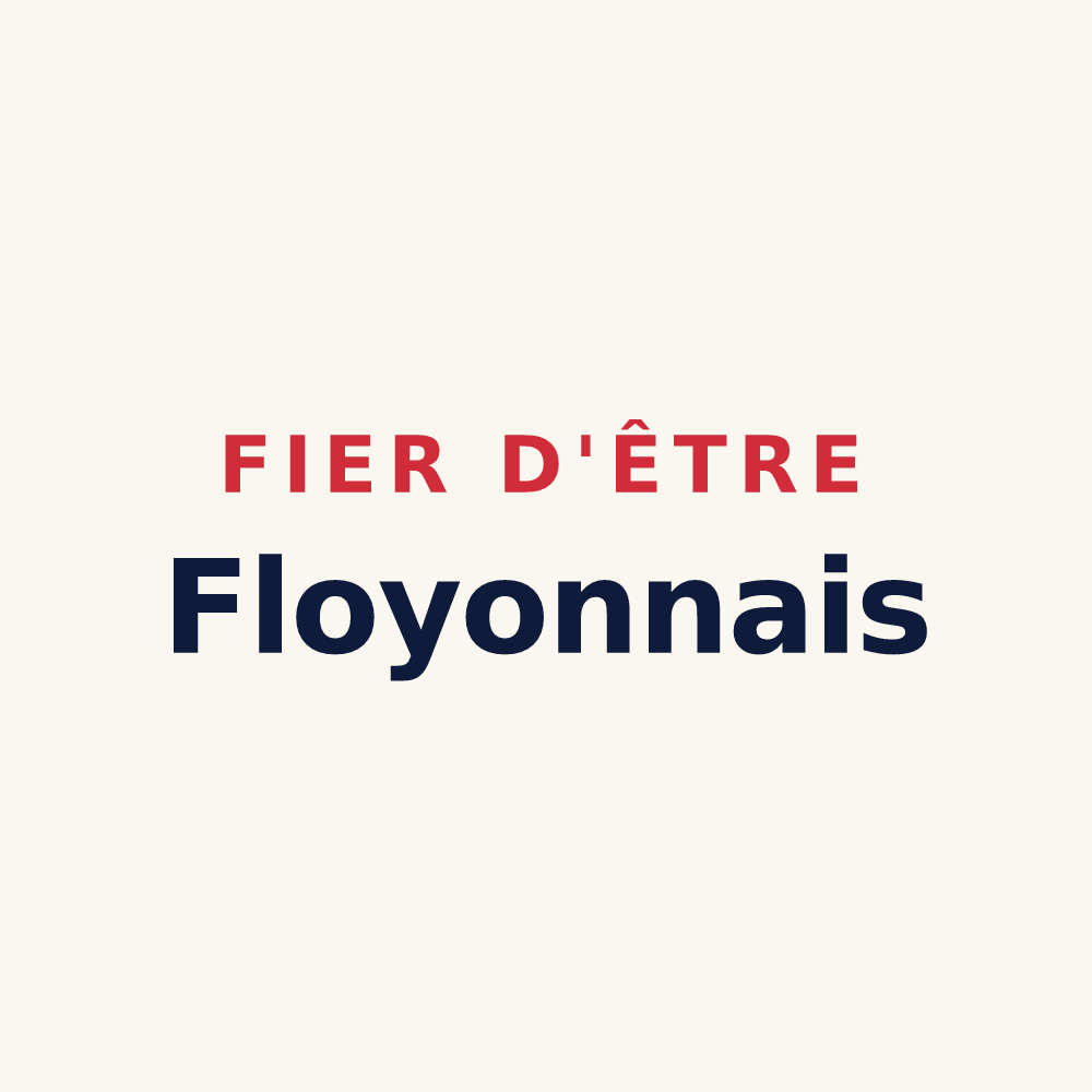 Tasse « Fier d'être Floyonnais » — design pour Floyon
