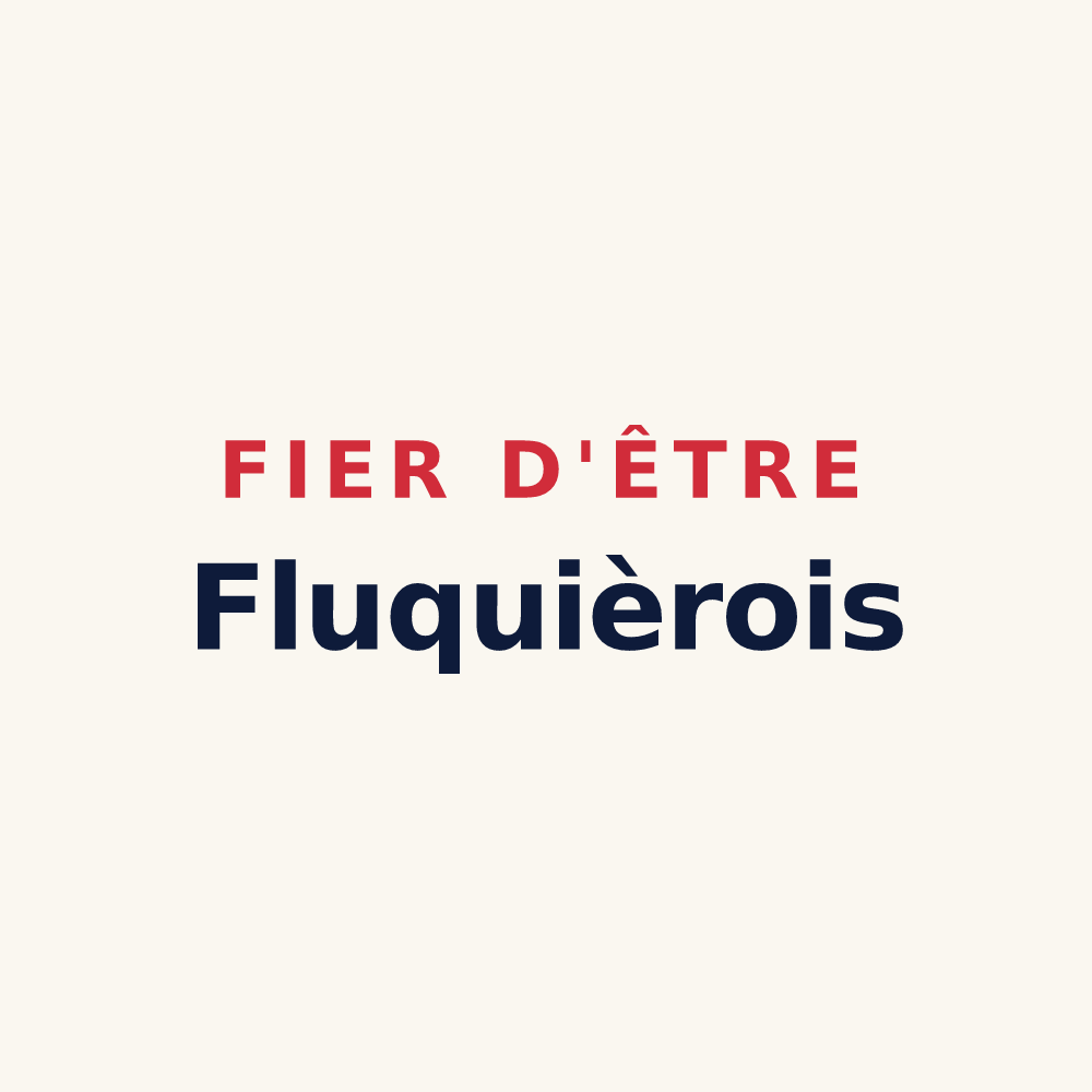Tasse « Fier d'être Fluquièrois » — design pour Fluquières
