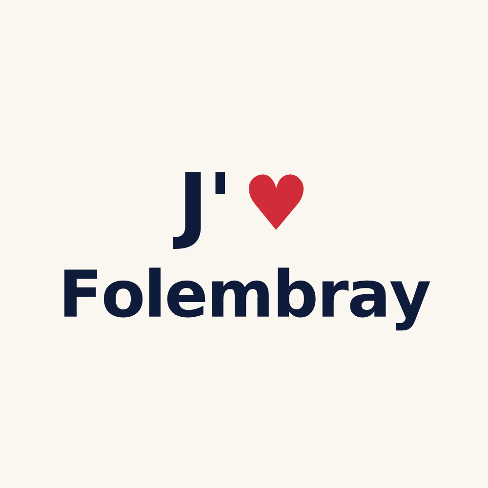 Tasse personnalisée Folembray — design J'aime Folembray