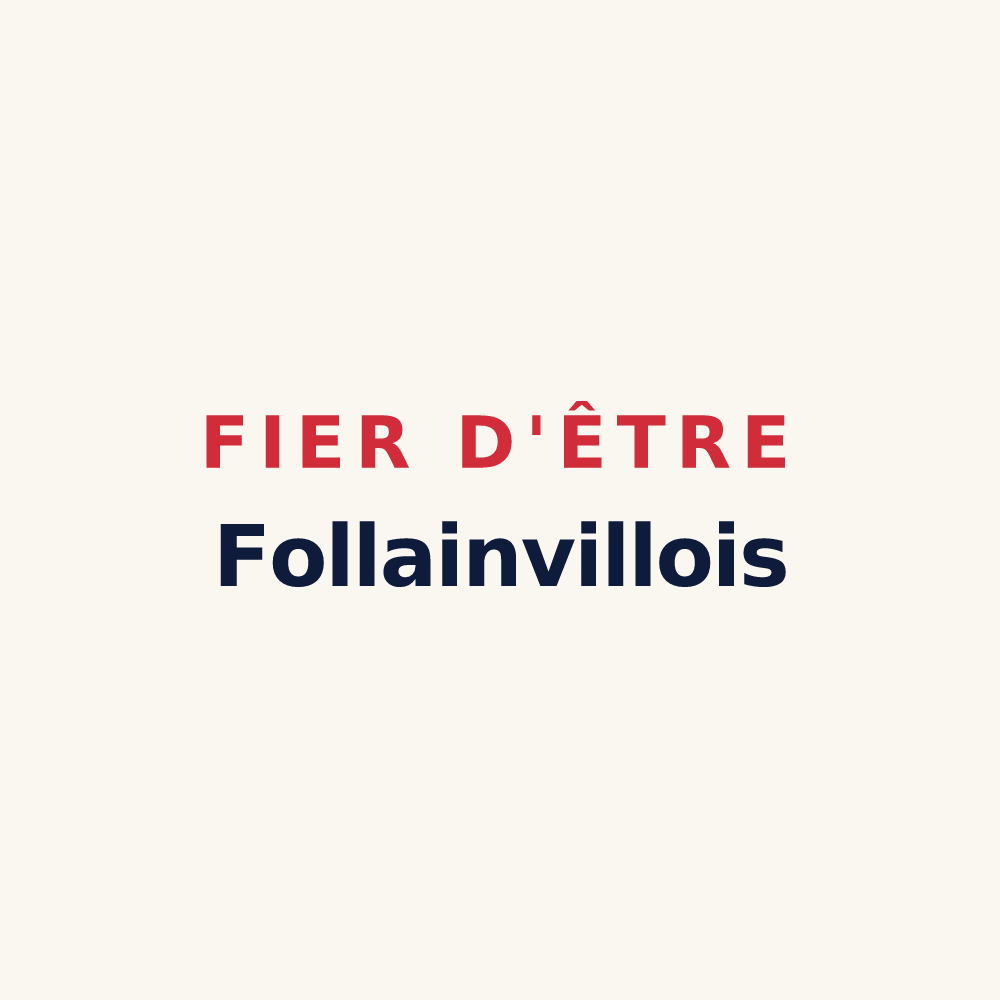 Tasse « Fier d'être Follainvillois » — design pour Follainville-Dennemont
