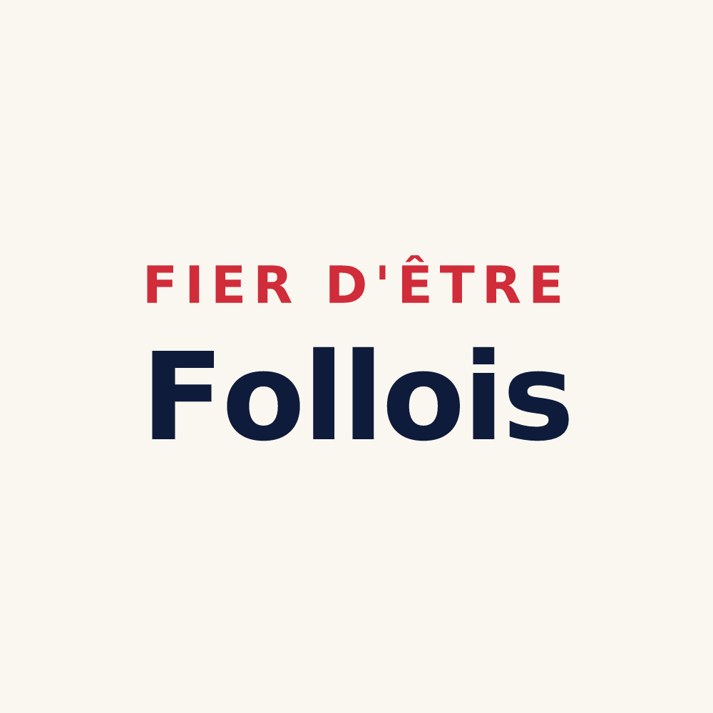 Tasse « Fier d'être Follois » — design pour Folles