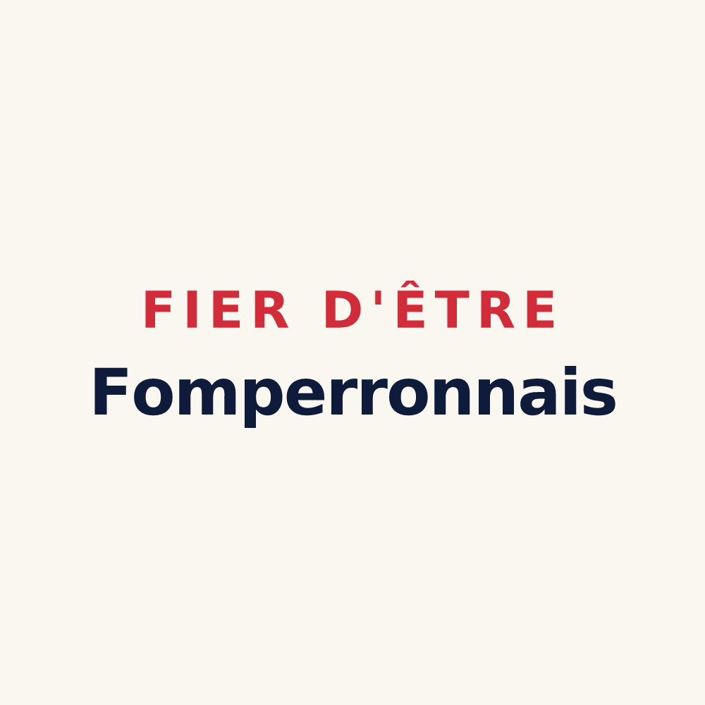 Tasse « Fier d'être Fomperronnais » — design pour Fomperron