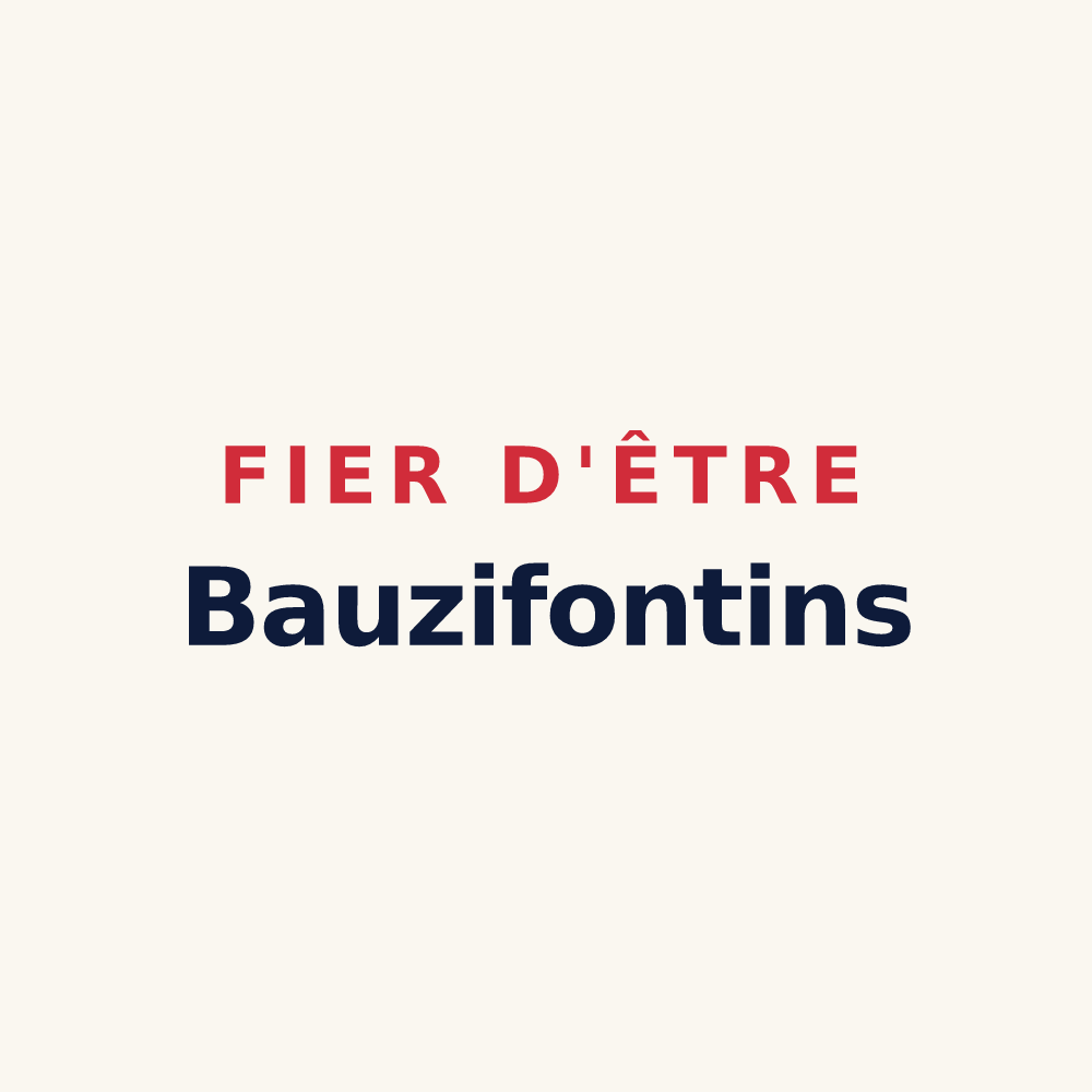 Tasse « Fier d'être Bauzifontins » — design pour Fonbeauzard