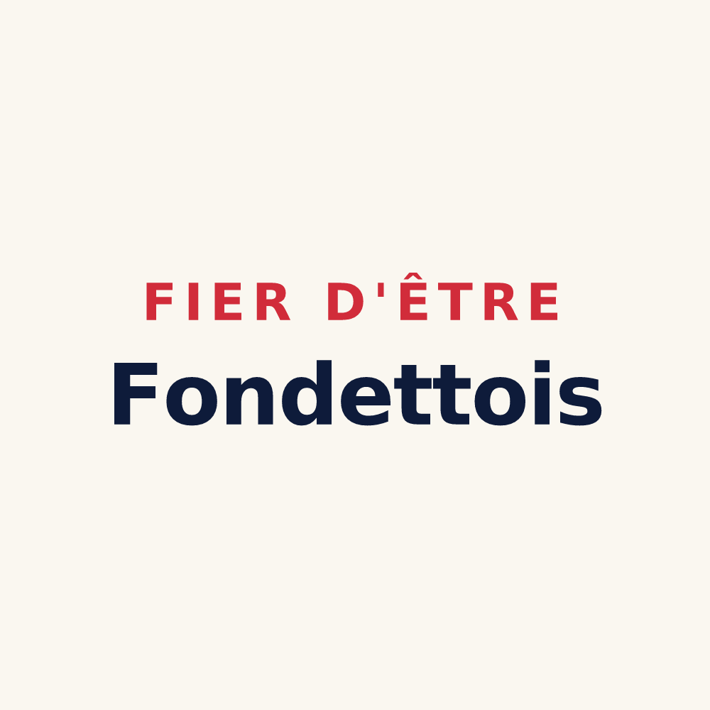 Tasse « Fier d'être Fondettois » — design pour Fondettes
