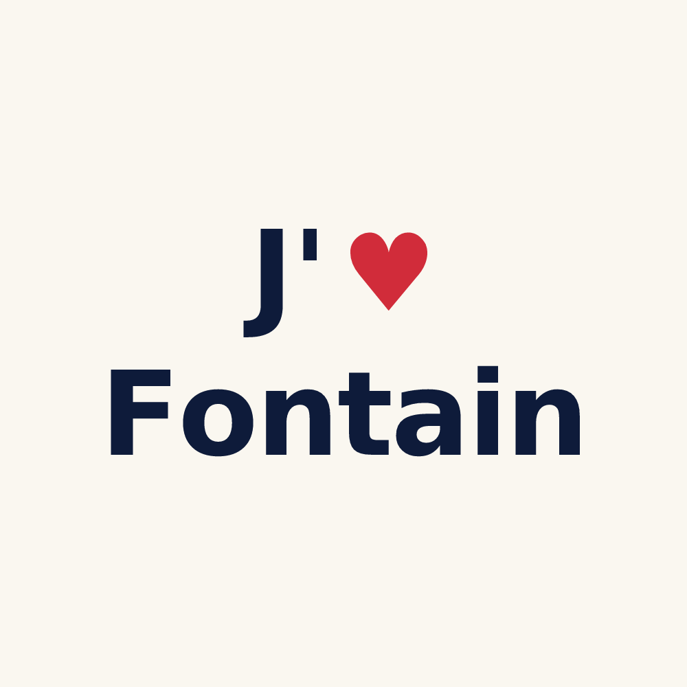 Tasse personnalisée Fontain — design J'aime Fontain