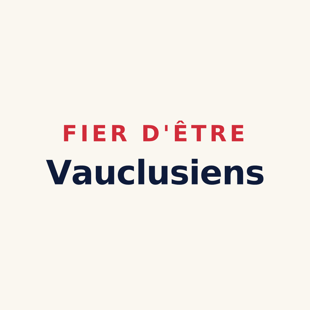 Tasse « Fier d'être Vauclusiens » — design pour Fontaine-de-Vaucluse