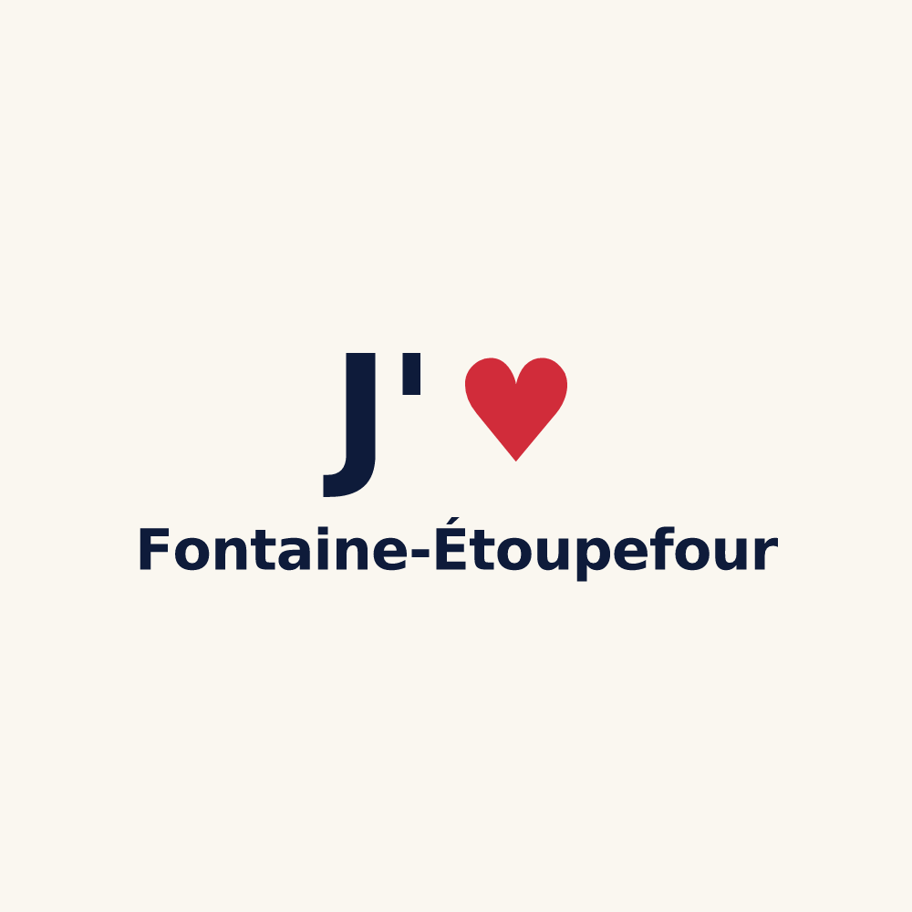 Tasse personnalisée Fontaine-Étoupefour — design J'aime Fontaine-Étoupefour