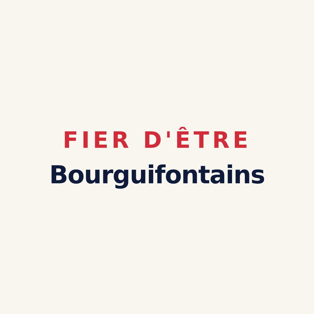 Tasse « Fier d'être Bourguifontains » — design pour Fontaine-le-Bourg