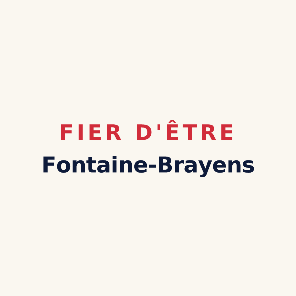 Tasse « Fier d'être Fontaine-Brayens » — design pour Fontaine-le-Pin