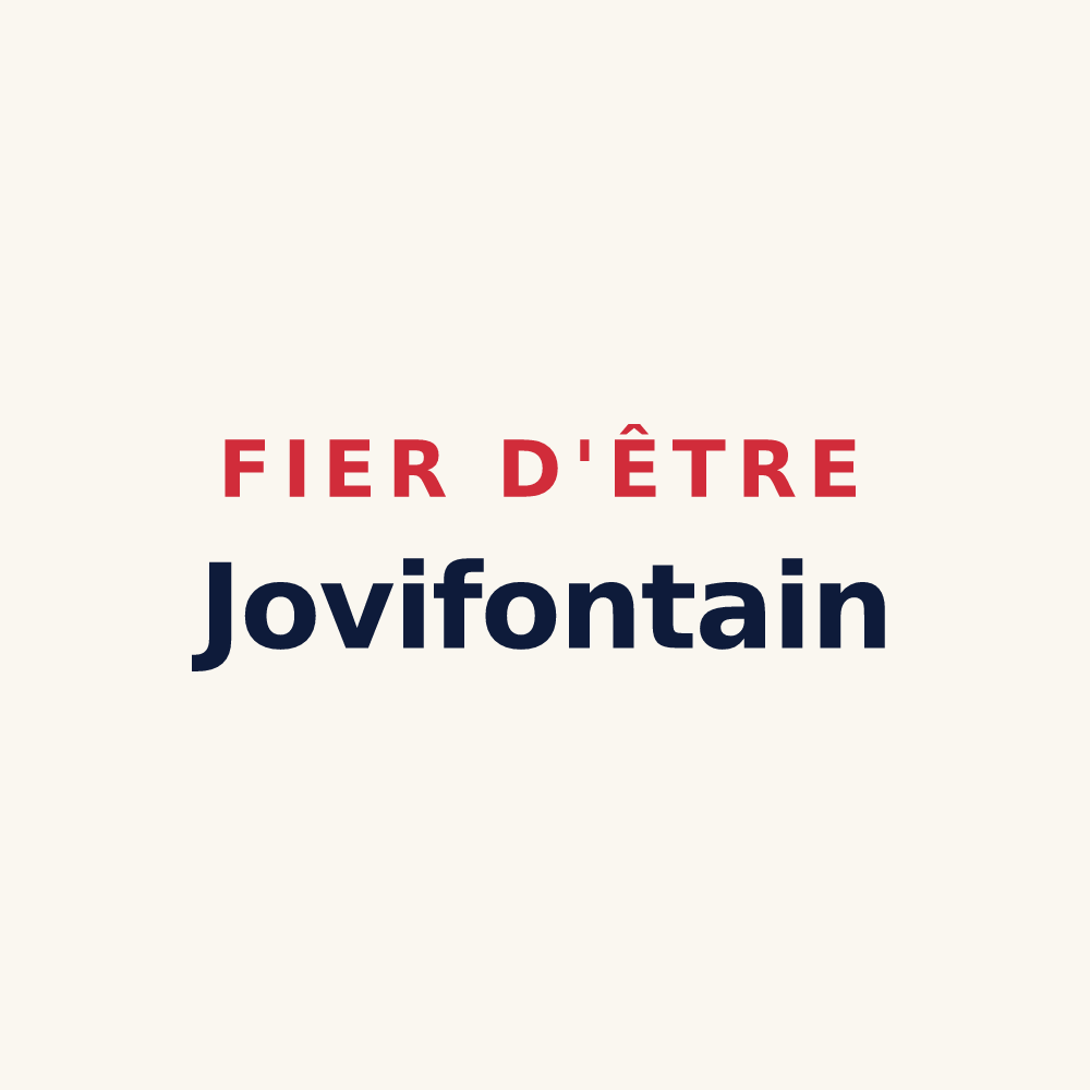 Tasse « Fier d'être Jovifontain » — design pour Fontaine-sous-Jouy