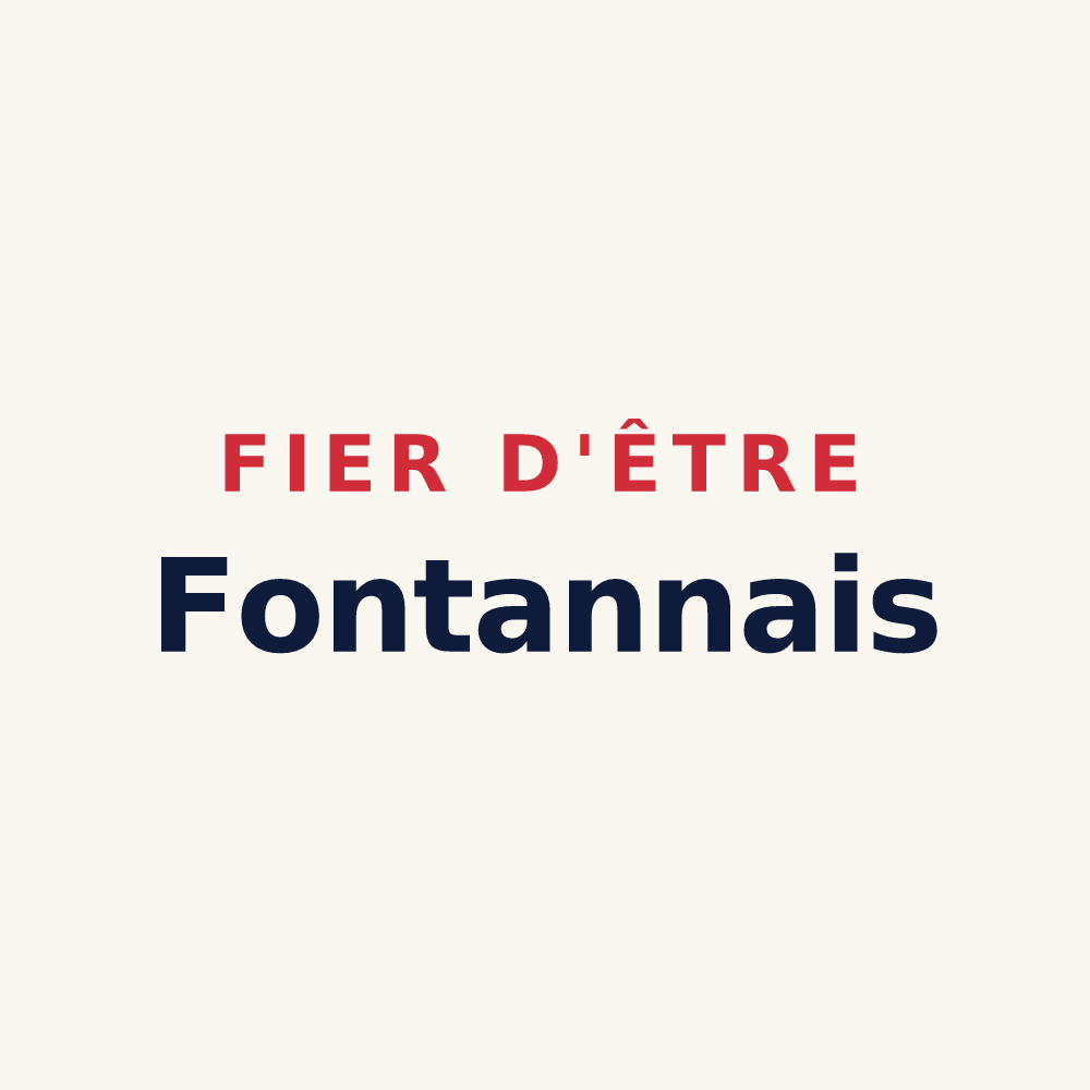 Tasse « Fier d'être Fontannais » — design pour Fontan