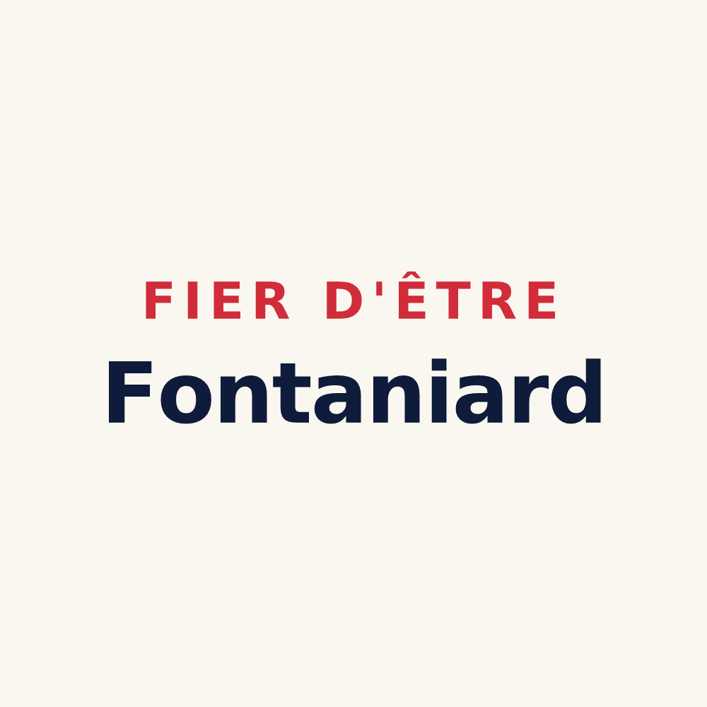 Tasse « Fier d'être Fontaniard » — design pour Fontanès