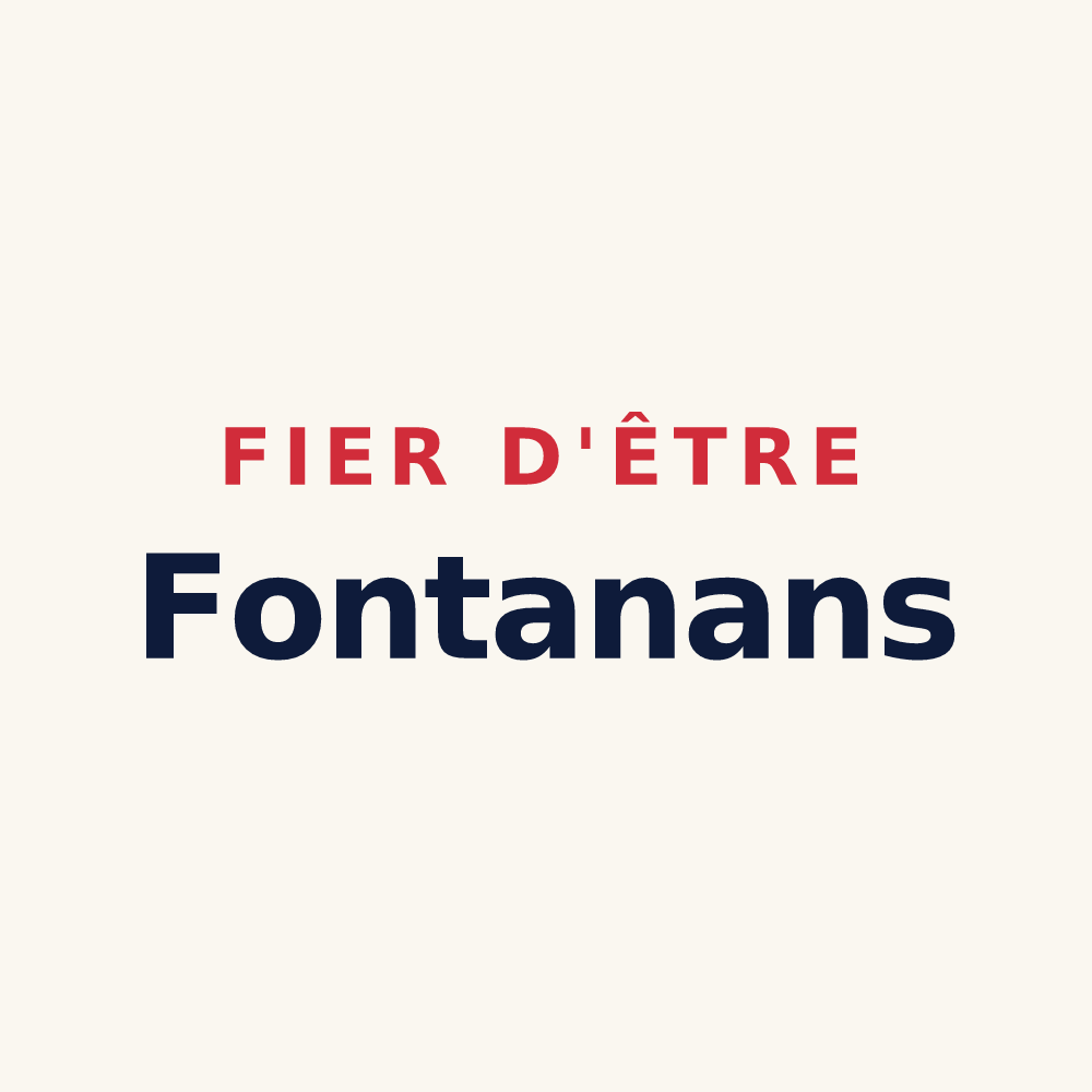 Tasse « Fier d'être Fontanans » — design pour Fontanès-de-Sault
