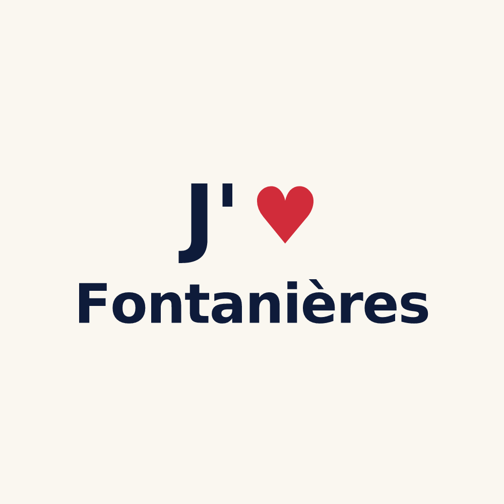 Tasse personnalisée Fontanières — design J'aime Fontanières