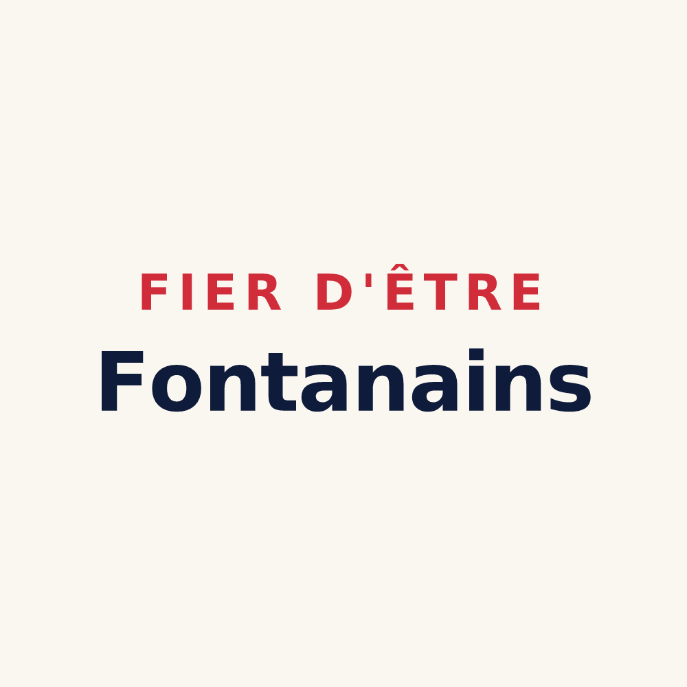 Tasse « Fier d'être Fontanains » — design pour Fontans