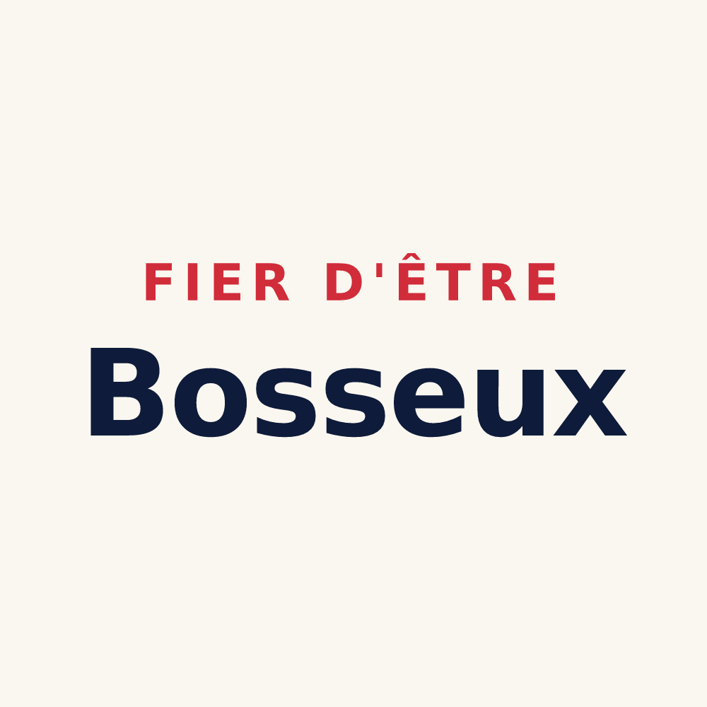 Tasse « Fier d'être Bosseux » — design pour Fontenay-de-Bossery