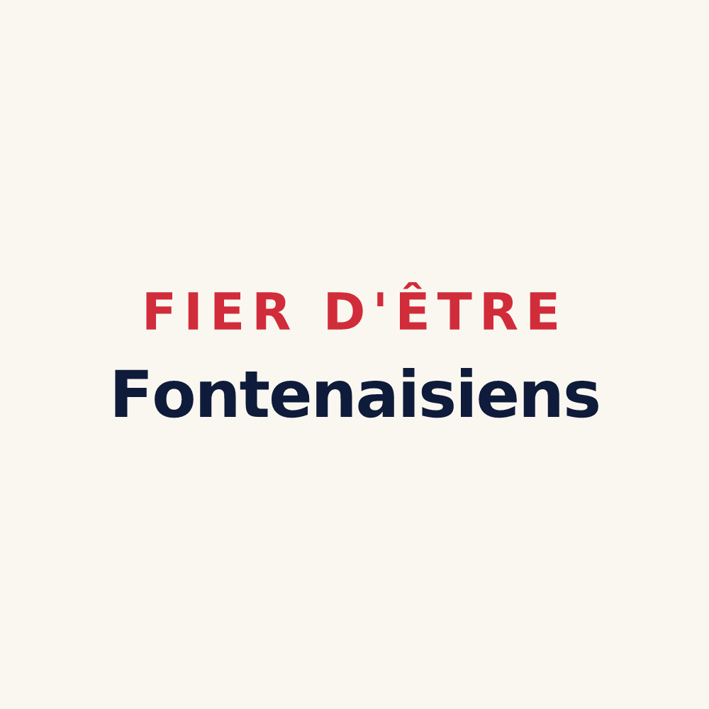 Tasse « Fier d'être Fontenaisiens » — design pour Fontenay-le-Comte