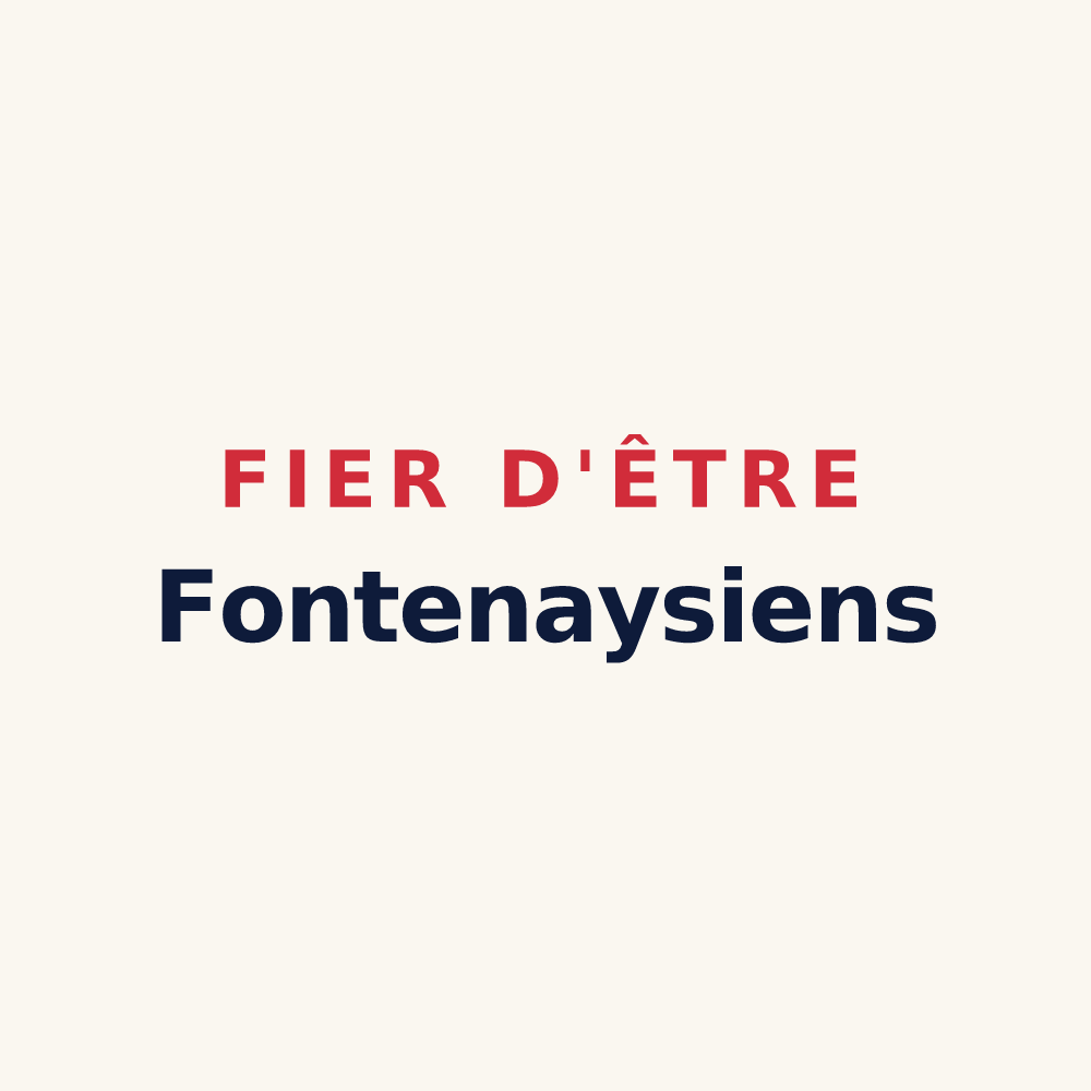 Tasse « Fier d'être Fontenaysiens » — design pour Fontenay-sur-Loing