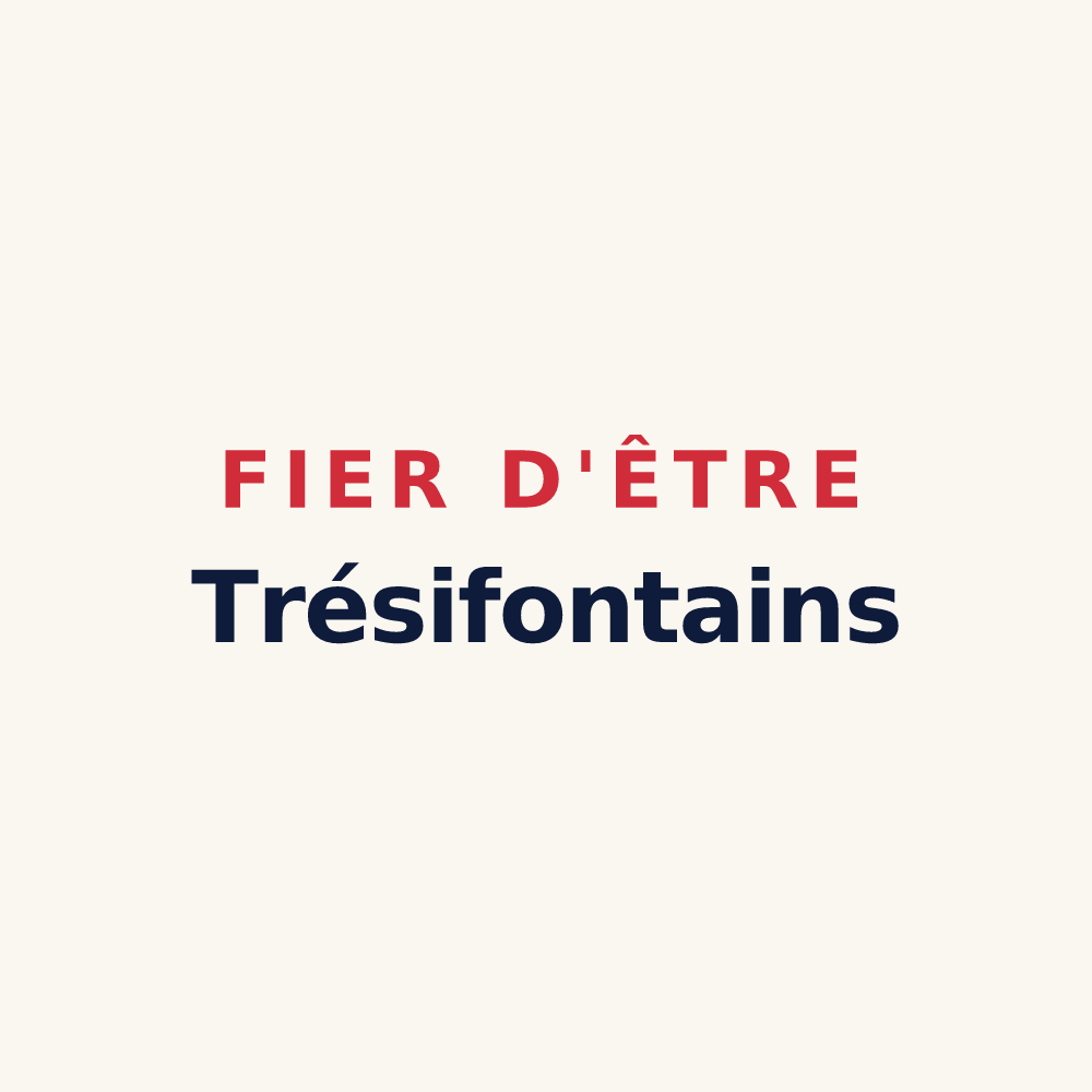 Tasse « Fier d'être Trésifontains » — design pour Fontenay-Trésigny