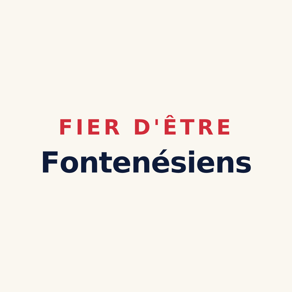 Tasse « Fier d'être Fontenésiens » — design pour Fontenet
