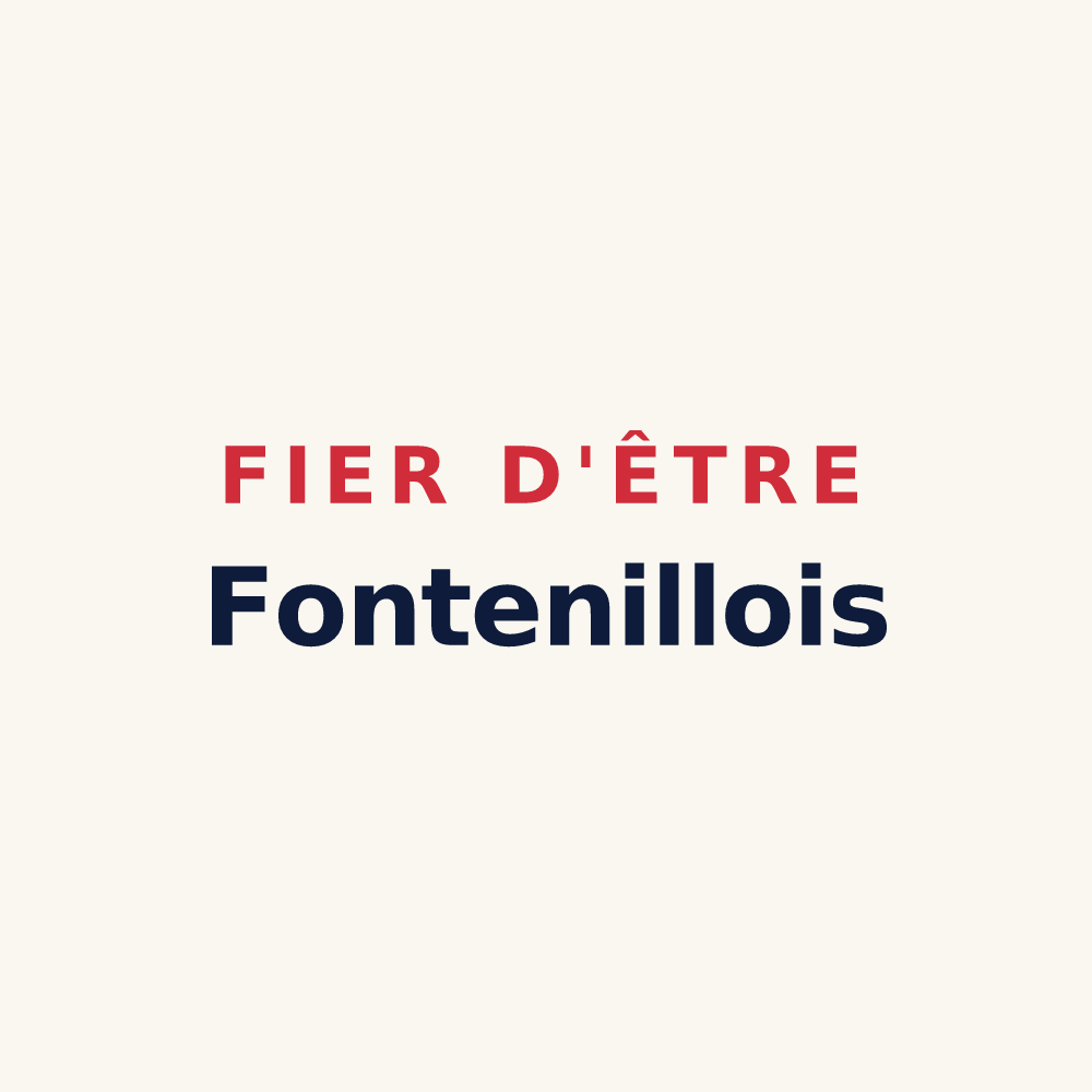 Tasse « Fier d'être Fontenillois » — design pour Fontenille