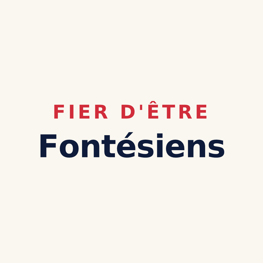 Tasse « Fier d'être Fontésiens » — design pour Fontet