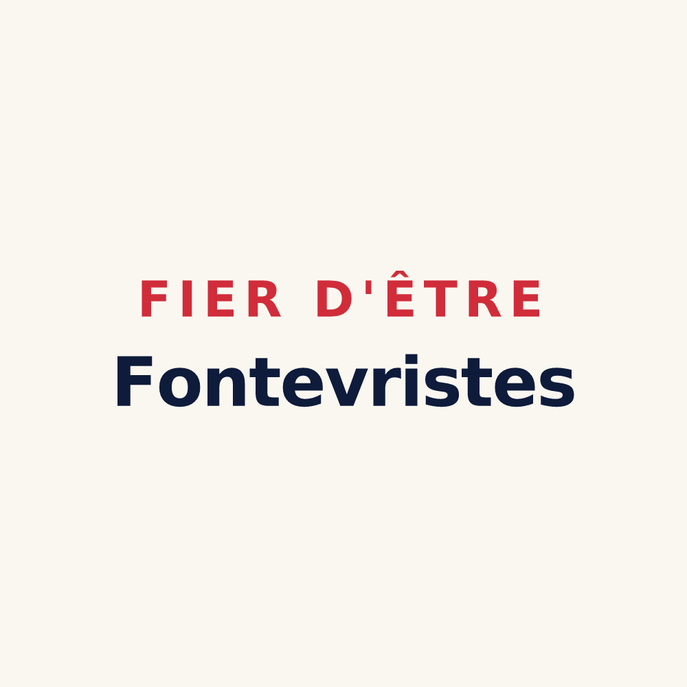 Tasse « Fier d'être Fontevristes » — design pour Fontevraud-l'Abbaye