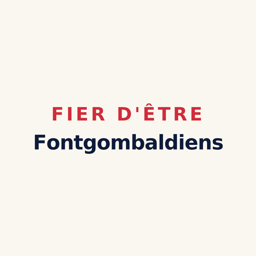 Tasse « Fier d'être Fontgombaldiens » — design pour Fontgombault
