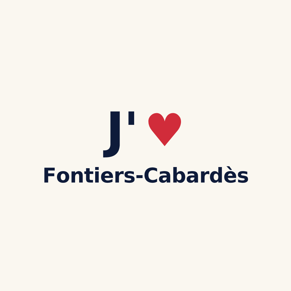 Tasse personnalisée Fontiers-Cabardès — design J'aime Fontiers-Cabardès
