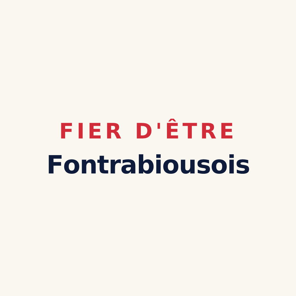 Tasse « Fier d'être Fontrabiousois » — design pour Fontrabiouse