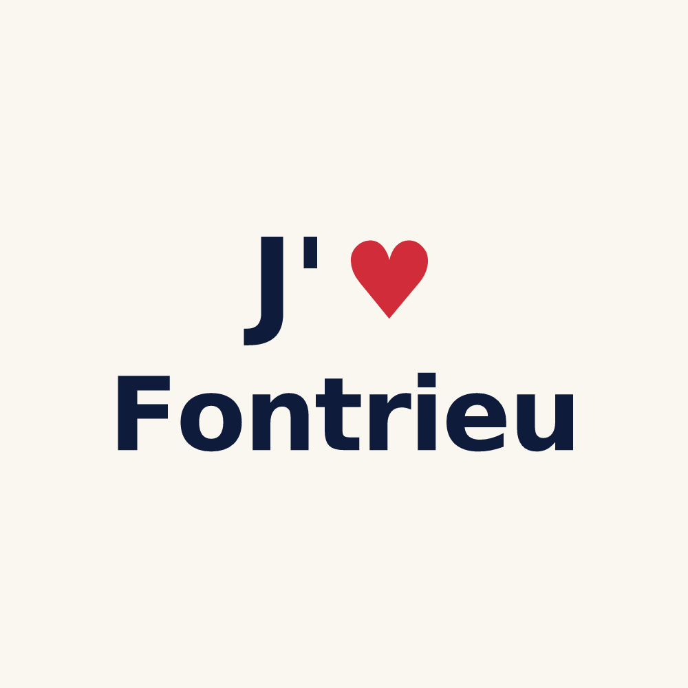 Tasse personnalisée Fontrieu — design J'aime Fontrieu