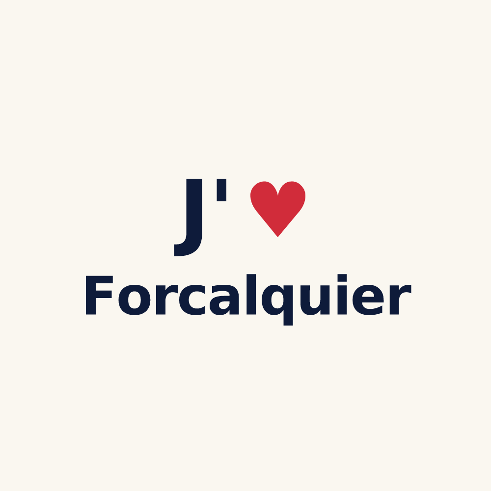 Tasse personnalisée Forcalquier — design J'aime Forcalquier