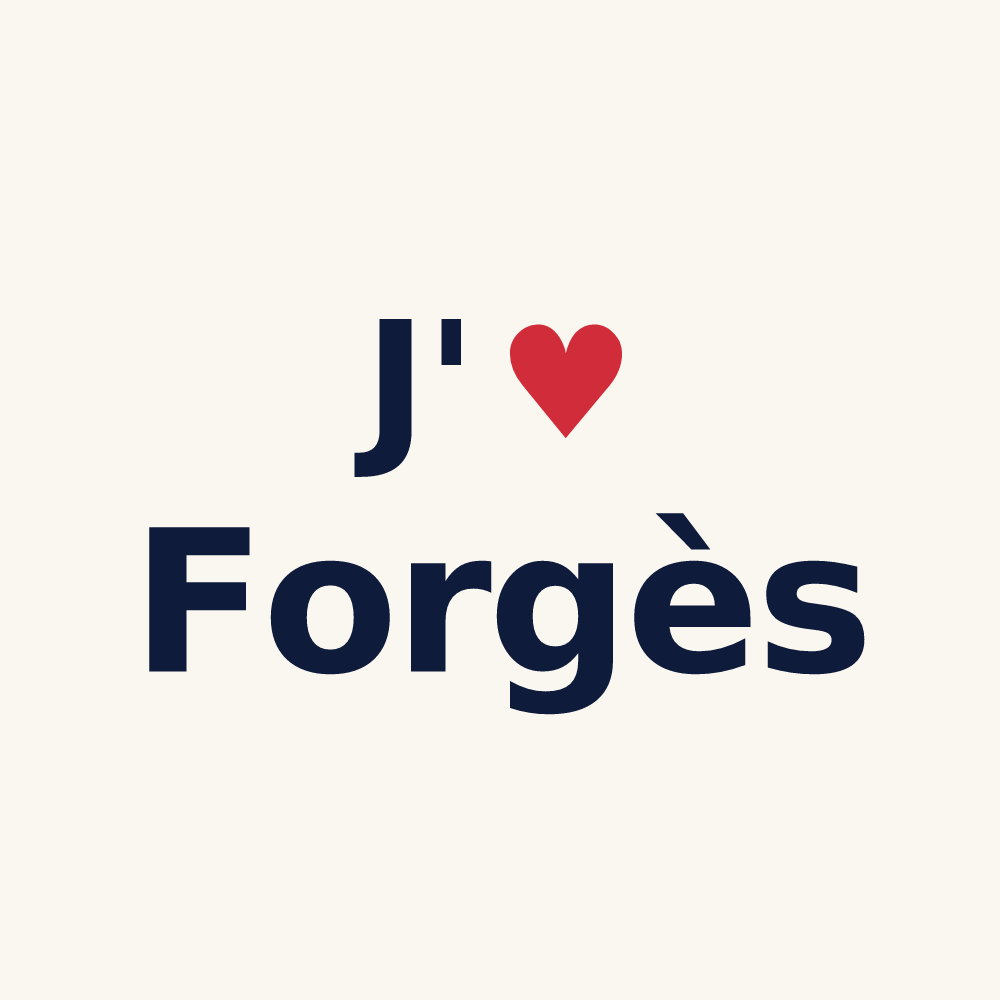 Tasse personnalisée Forgès — design J'aime Forgès