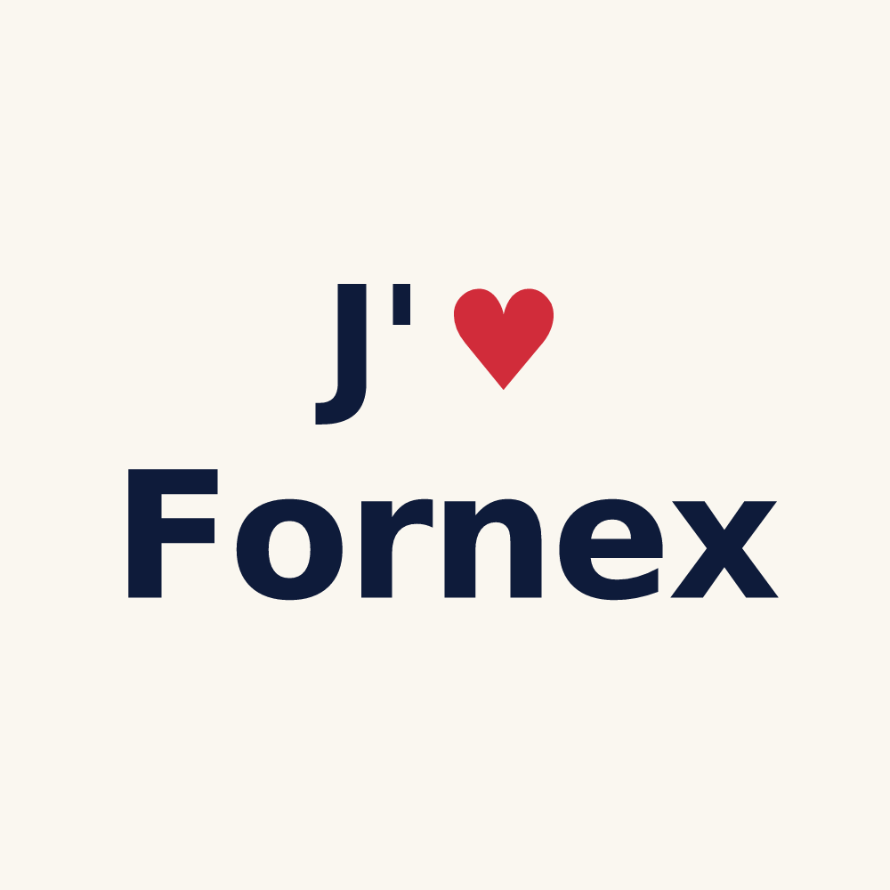 Tasse personnalisée Fornex — design J'aime Fornex
