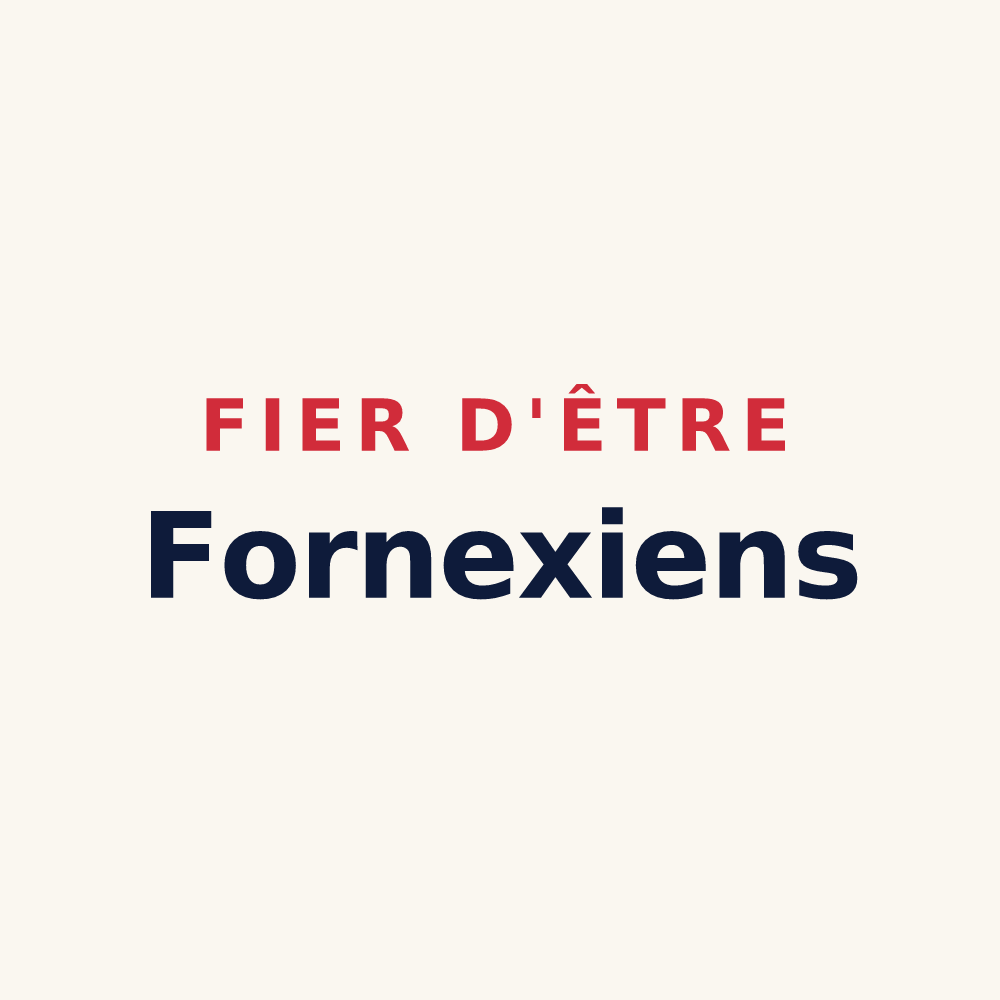 Tasse « Fier d'être Fornexiens » — design pour Fornex
