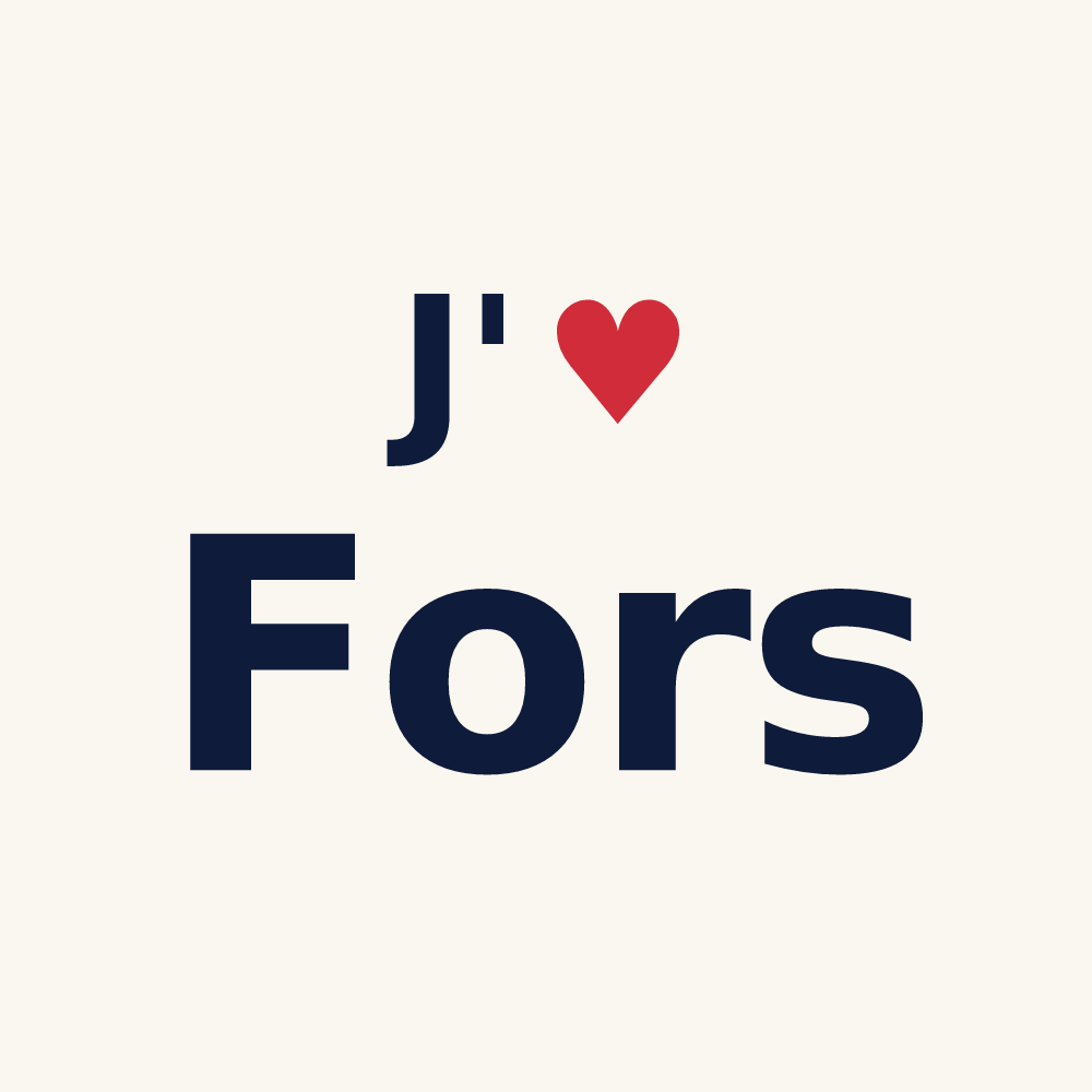 Tasse personnalisée Fors — design J'aime Fors