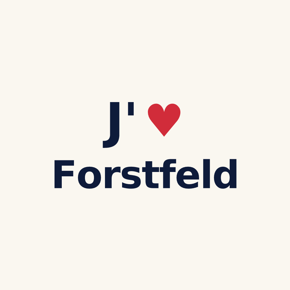 Tasse personnalisée Forstfeld — design J'aime Forstfeld