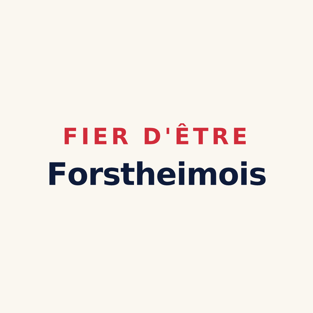 Tasse « Fier d'être Forstheimois » — design pour Forstheim